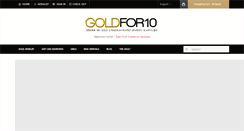 Desktop Screenshot of goldfor10.com