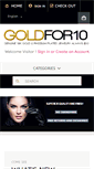 Mobile Screenshot of goldfor10.com